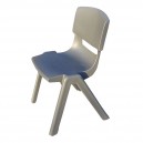 Židle pro MŠ - Učitelská židle - šedá v. 44 cm
