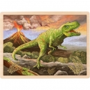 Dřevěné puzzle – T-Rex, 96 dílů