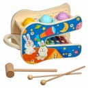 Hvězdné melodie – dřevěná herní sada s xylofonem a zatloukačkou