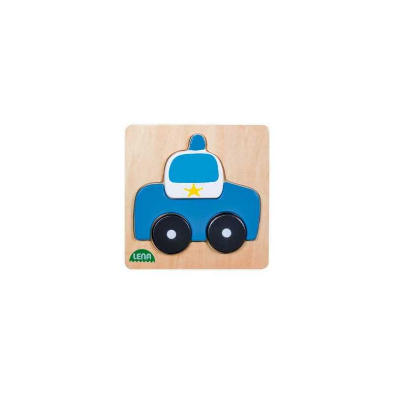 Dřevěné puzzle, policie