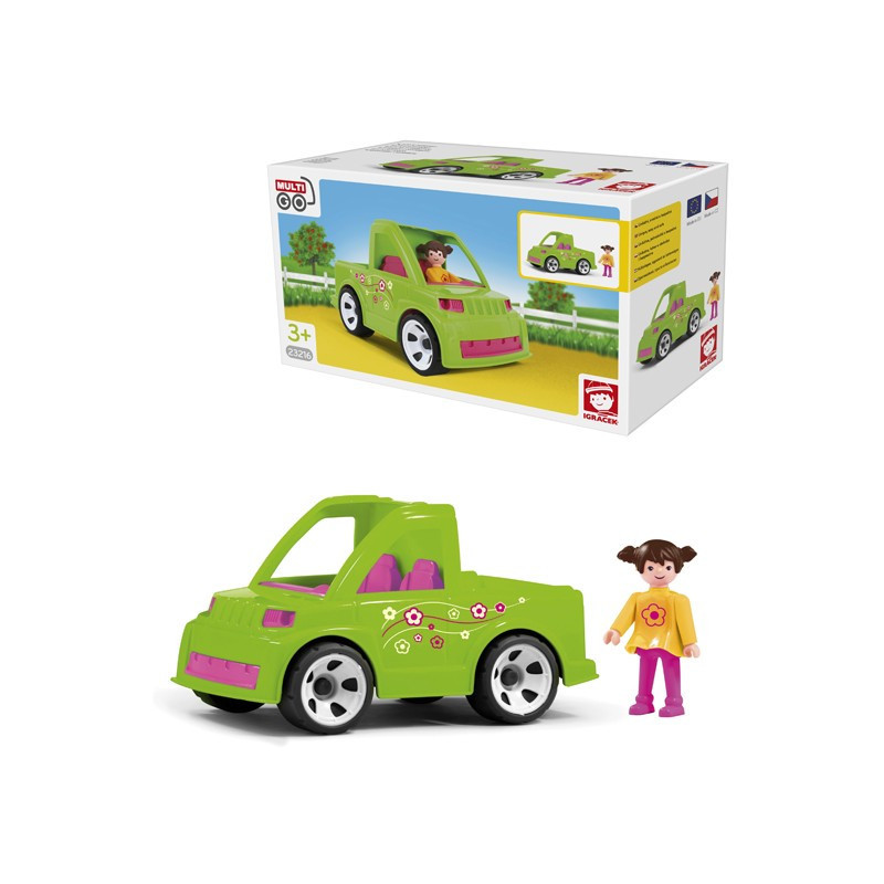 Igráček MULTIGO  Auto se zahradnicí