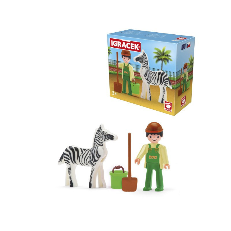 Igráček - Ošetřovatel a zebra - velká sada