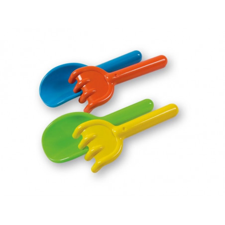 Androni Lopatka a hrabičky na písek - 18 cm
