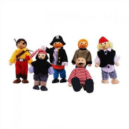 Set panenek-piráti