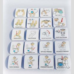 Set 20 ks piktogramů – Hygiena 2