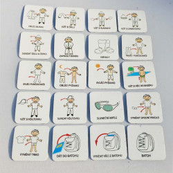 Set 20 ks piktogramů – Oblékání 2