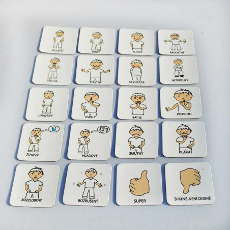 Set 20 ks piktogramů – Emoce