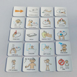 Set 20 ks piktogramů – Hygiena 1