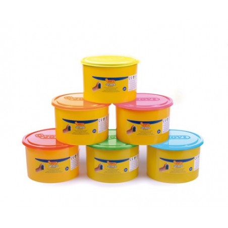 Měkká modelína 5x110g, neonová