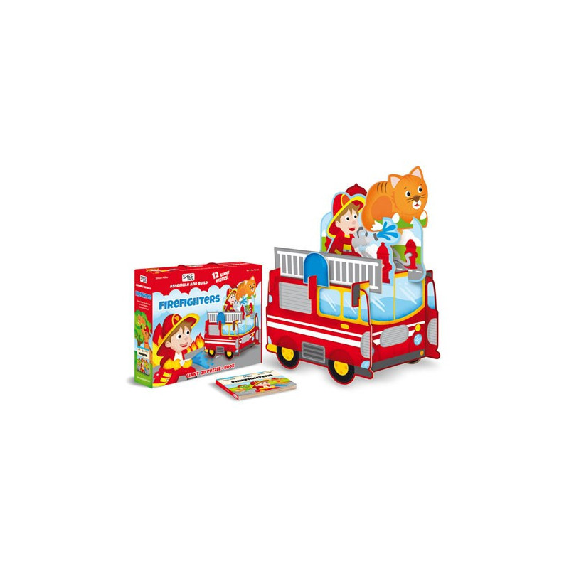 Velké 3D EKO Puzzle Hasiči