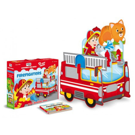 Velké 3D EKO Puzzle Hasiči
