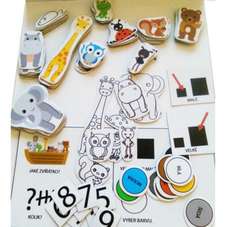  Magnetická zvířátka (s podkladem)