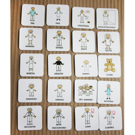 Set 20 ks piktogramů – Osoby