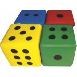 Kostka 8cm s puntíky