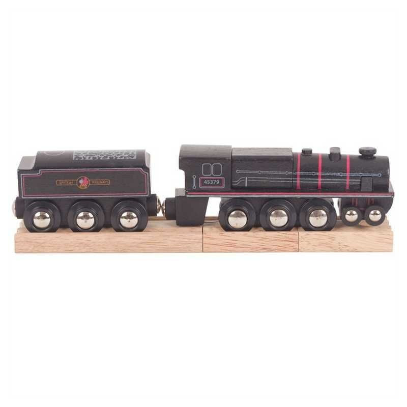 Dřevěná replika lokomotivy - Black 5 engine