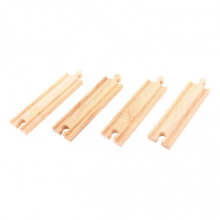 Střední rovné koleje vláčkodráhy  - 16cm - 4ks