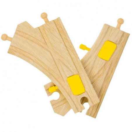 Koleje vláčkodráhy - Přehazovací výhybka - 2ks