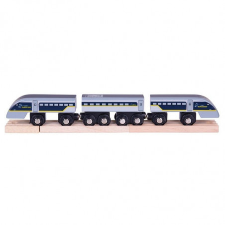 Vláček  Rychlík Eurostar E320 + 3 koleje
