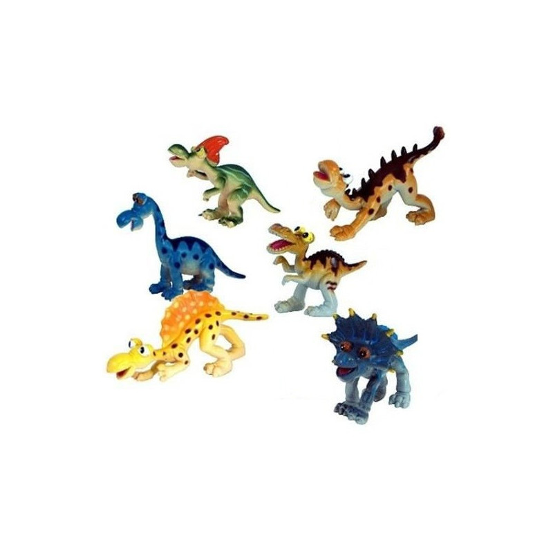 Veselá zvířátka Dinosauři 6 ks