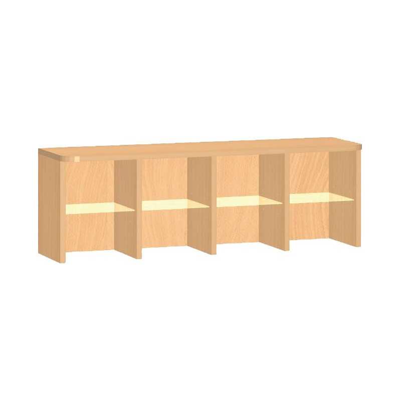 Šatní lavice Petra pro 3 děti-hl. 35cm (02737)