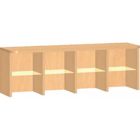Šatní lavice Petra pro 3 děti-hl. 35cm (02737)