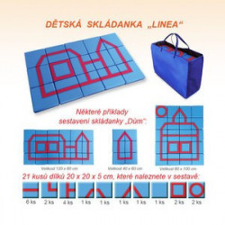Dětská skládanka LINEA - Dům
