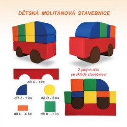 Molitanová stavebnice Náklaďák, auto