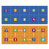 Podložka čísla 1-10 k robotické myši