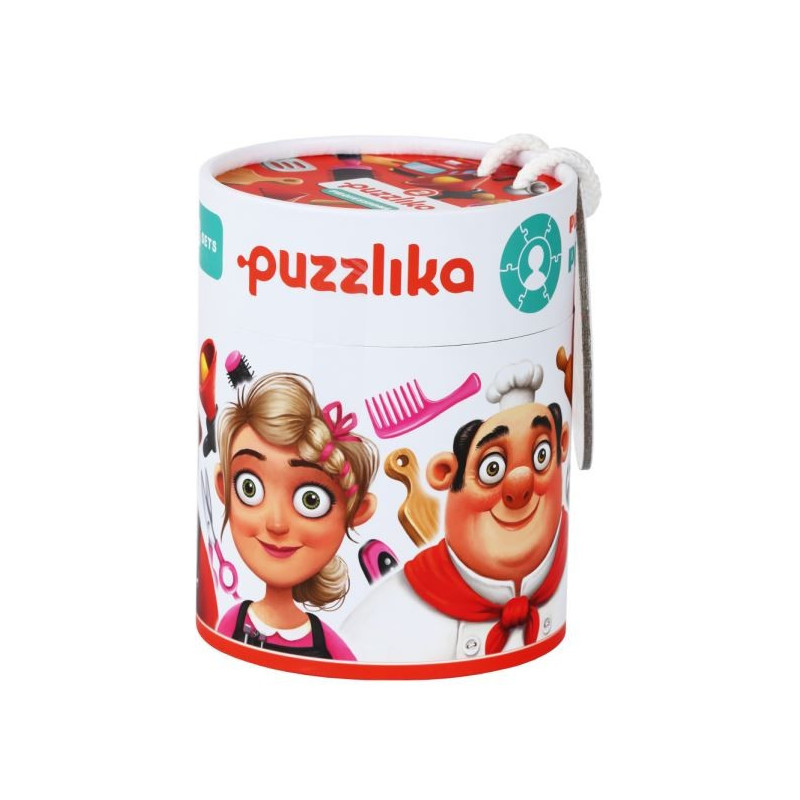 Cubika Puzzle Profese 2 (kadeřnice, kuchař, hasič)