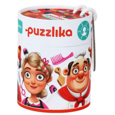 Cubika Puzzle Profese 2 (kadeřnice, kuchař, hasič)