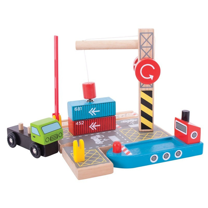 Bigjigs Rail Kontejnerové překladiště Bigjigs Rail Kontejnerové překladiště
