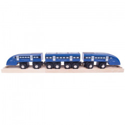 Bigjigs Rail Rychlík High Speed 1 modrý