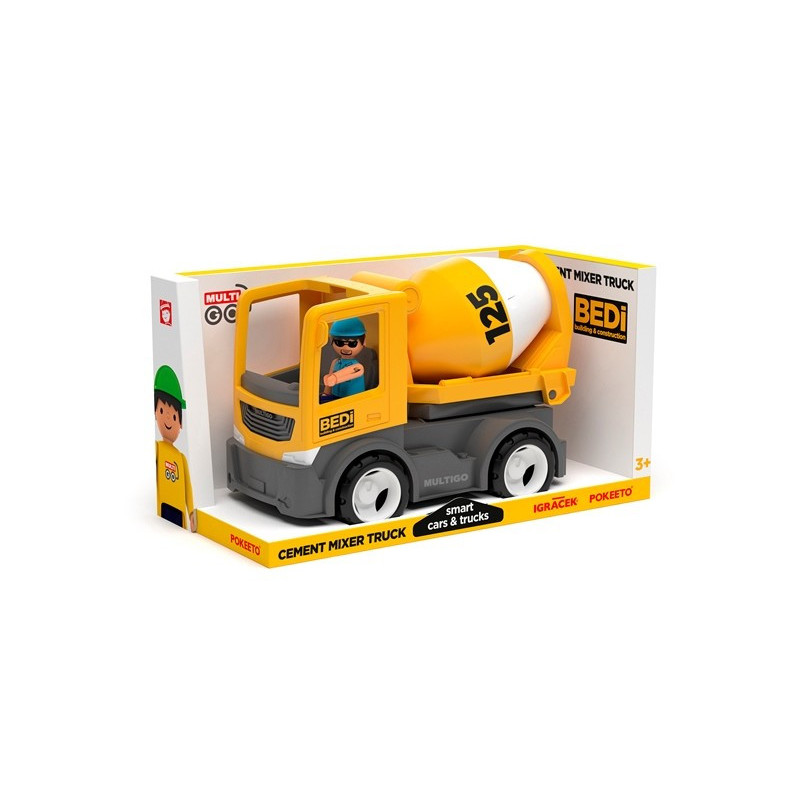 MULTIGO BUILD míchačka s řidičem MULTIGO BUILD míchačka s řidičem