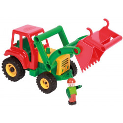 Aktivní traktor se lžící