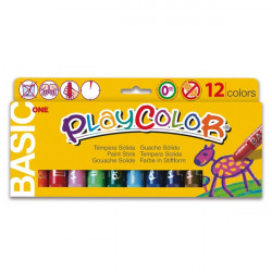 Pevná tempera - BASIC 12barev po 10g