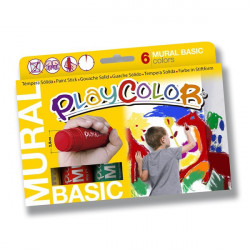 Pevná tempera MURAL - 6 barev po 40g