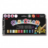 Pevná tempera METALICKÁ - 12 barev po 10g