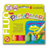 Pevná tempera NEONOVÁ - 6 barev po 10g