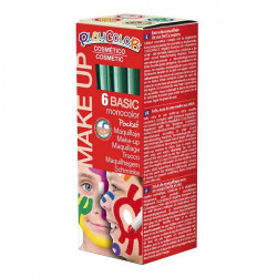 Pevná tempera MAKE UP - Basic 6ks 1 barva po 5g