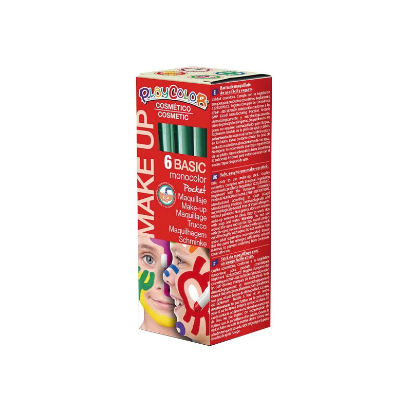 Pevná tempera MAKE UP - Basic 6ks 1 barva po 5g