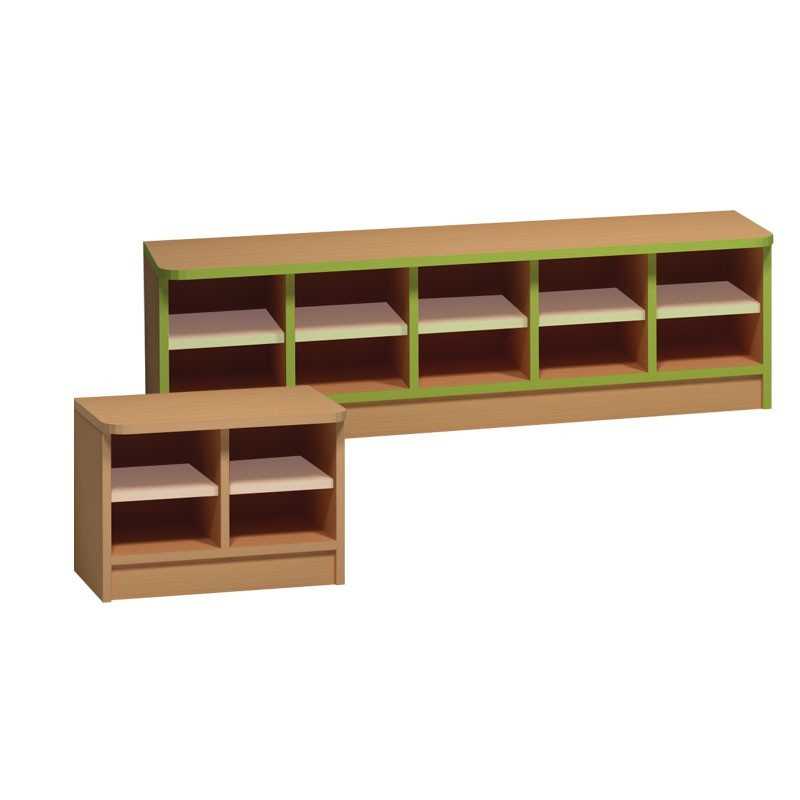 Šatní lavice Helena pro 3 děti-hl. 35cm (02744) Šatní lavice Helena pro 3 děti-hl. 35cm (02744)