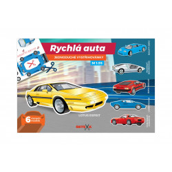 Vystřihovánky Rychlá auta