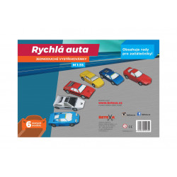 Vystřihovánky Rychlá auta