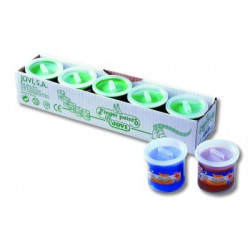 Prstové barvy 5 × 125 ml