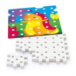 Jumbo Peggy jumbo pegs & pegboard – mozaika s velkými kolíčky
