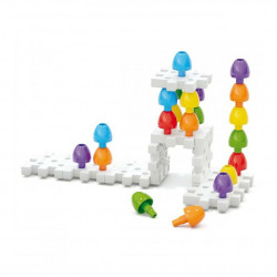 Jumbo Peggy jumbo pegs & pegboard – mozaika s velkými kolíčky