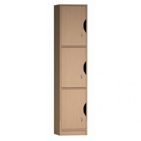Šatní skříň - 3 BOXY - 30X187X45 CM (MD)