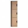 Šatní skříň - 3 BOXY - 30X187X45 CM (MD)