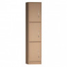 Šatní skříň - 3 BOXY - 30X187X45 CM (MD)