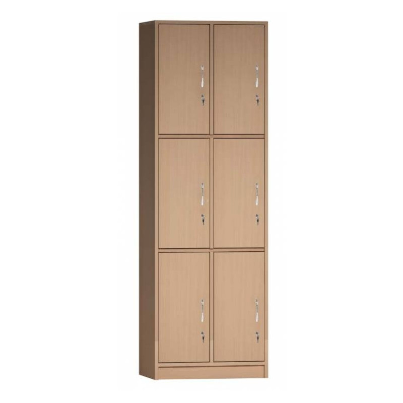 Šatní skříň - 6 BOXŮ - 60X187X45 cm (MD)